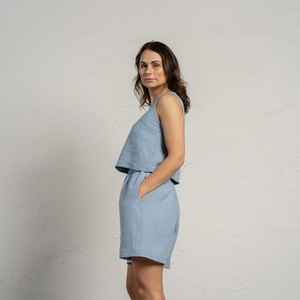 Shorts Bermuda para Mujer, Cintura Media, Casuales, para Gimnasio, Fitness, Yoga, Correr, Ropa Deportiva, Ropa de Verano - Product Image 1