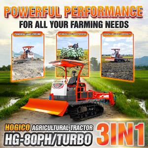 OFERTA ESPECIAL: Tractor Agrícola HOGICO HG80VN Turbo de 80HP con Caja de Cambios, Motor Diésel de Alta Eficiencia - Product Image 6