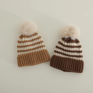 <b>Plain</b> Winter Beanie <b>Cap</b> Flexible Knit Design Comfortable Daily Wear Outdoor Casual Headwear Accessory - Product Image 5