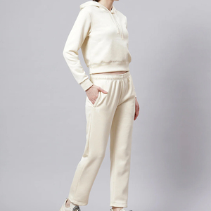 Women's Winter Streetwear Quick Dry Breathable 100% Cotton Eco-Friendly Reversible Windproof Custom Logo Premium Tracksuit - Product Image 3