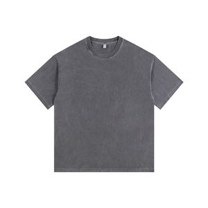 Oversized <b>T</b> <b>Shirt</b> Drop Shoulder Heavyweight Cotton Crewneck Boxy Fit Short Sleeve <b>Navy</b> <b>Blue</b> Relaxed Casual Streetwear Retailers - Product Image 3