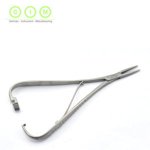 Pinza Quirúrgica Dentada de Acero Inoxidable Mathieu de 17cm, Portaagujas Manual para Cirugía General, Kit Quirúrgico CE - Product Image 2