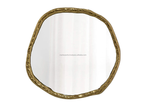 Espejo redondo de pared de hierro moderno de alta calidad, superventas, 32 pulgadas, para sala de estar, decoración del hogar, oficina, Navidad, precio al por mayor - Product Image 4