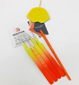 Agarre de diamante profesional, pinzas de extensión de pestañas personalizadas recubiertas de Color de dos tonos, pinzas de acero inoxidable, espejo de pestañas de Punta puntiaguda - Product Image 5