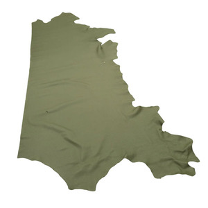 Traditional Army Green Solid Chrome Tanned Cow <b>Leather</b> Quick-Dry 1.2-1.4mm Thick Designed for Custom Made Fine Purses Handbags - Product Image 1