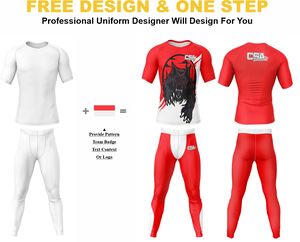 Ropa de Compresión para Hombre, Diseño Personalizado, Impresión Digital, para MMA y BJJ, Venta Directa de Fábrica, Transpirable - Product Image 2