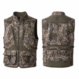 Gilet de chasse camouflage pour homme, sans manches, en softshell respirant, polyester, pour l'automne, vêtements d'extérieur - Product Image 1