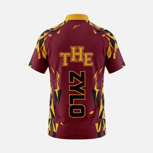 เสื้อเจอร์ซีย์ตาข่ายแบบซับลิเมชั่นสั่งทำขายส่ง |   เสื้อดาร์ทผู้ชาย OEM แบบซิป ระบายอากาศได้ดี แห้งเร็ว ใส่ได้ทั้งชายและหญิง - Product Image 6