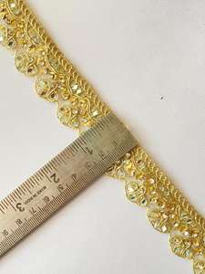 Tissu en tulle doux brodé de dentelle lavable et écologique, personnalisable en couleur, pour garnitures de mode - Vente en gros - Product Image 4