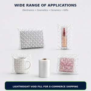 Custom AIR.DFLY 30x40cm PE Air Cushion Film Roll 15um 300m Inflatable <strong>Bubble</strong> Wrap Void Fill Protective Packaging For Shipping - Product Image 6