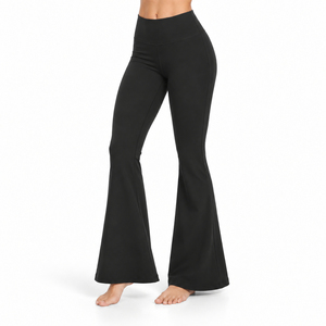 Bell Bottom Legging Provides Stretch Material Comfortable Fit And Natural Movement For Fitness Training And Everyday Casual Wear - Product Image 5