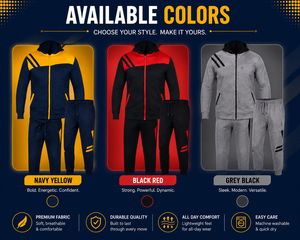 Adult Unisex Washed Hooded Casual Lightweight <b>Tracksuit</b> Blue Yellow Color Long Sleeve Slim Fit Fleece Sports Jogging Running - Product Image 5