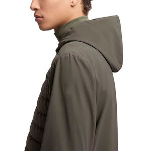 Chaqueta de Punto de Invierno para Hombre de Alta Calidad, Manga Larga, Talla Grande, con Cierre, Informal, con Logotipo Frontal y Capucha - Product Image 3