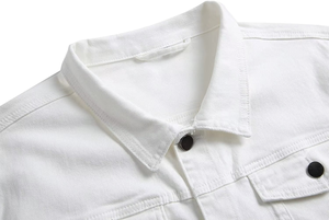 Chaqueta de Mezclilla Azul para Hombre, Invierno, Último Modelo, Venta al Por Mayor, Logotipo y Talla Personalizados, Alta Calidad, Transpirable, con Patrón de Letras - Product Image 2