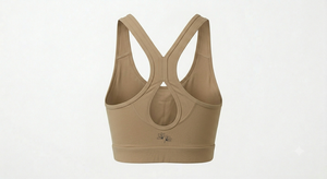 Soutien-gorge de sport dos nageur uni pour femme en coton modal tricoté, débardeur court pour la gym, le fitness et le yoga - Product Image 6