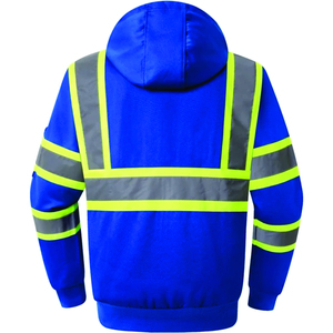 Veste de travail de sécurité, gilet réfléchissant haute visibilité pour la construction, l'entretien routier, le travail industriel et les travaux en extérieur - Product Image 6