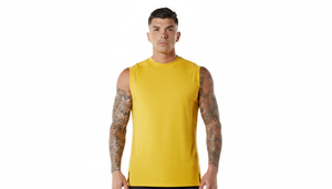 เสื้อกล้ามชายเนื้อผ้าคอตตอนบางเบา ซับเหงื่อ แห้งไว ยี่ห้อ Hanes - Product Image 3