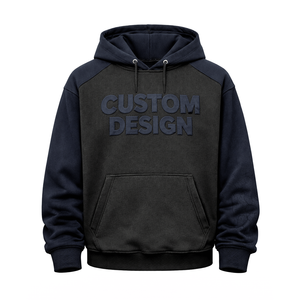 Fabricante de sudaderas de alta calidad para hombre, venta al por mayor, impresión personalizada, algodón, forro polar, ropa de calle de invierno, sudadera con capucha. - Product Image 3