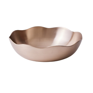 Salad & Sweet Server Candy Modern Silver Finished Metal Bowl Bowl Restaurant <b>Table</b> Serving Food and Mixing Fruit Bowl - Product Image 2