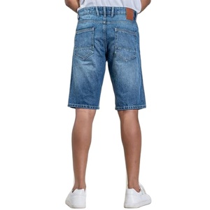Achetez des shorts en denim délavé personnalisés pour hommes, style streetwear, denim baggy pour hommes - Product Image 4
