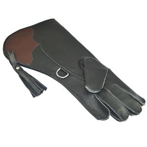 Gants de sécurité en cuir de vachette XL, double couche, design fauconnerie, doux, respirants, ignifuges, vente en gros - Product Image 5