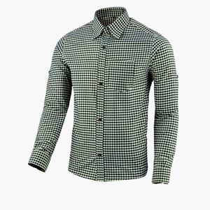 Camisa Trachten de estilo bávaro gris para hombre, de algodón, manga larga, estilo alemán, tallas S a 4XL - Product Image 1