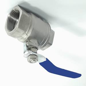 Vanne à boisseau sphérique monobloc de haute qualité à commande manuelle par levier, raccord fileté NPT femelle 3/8, faible coût OEM/ODM pour l'industrie pétrolière et gazière - Product Image 3