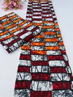 Tissu en Coton Imprimé Wax Africain Sierra Leone Ankara 100% Coton pour Vêtements, Artisanat, Pagnes, Fabrication Textile OEM ODM Export Hitjem