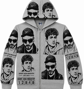 High Quality Winter Casual Wear Men's SDL Hoodies Anti-Shrink Eco-Friendly 100% Cotton French Terry Oversized Pocket Digital - Product Image 2