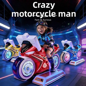 Manège pour enfants à monnayeur, modèle moto rapide, nouvelle génération, haute qualité, pour aires de jeux intérieures et équipements d'amusement, au meilleur prix - Product Image 4