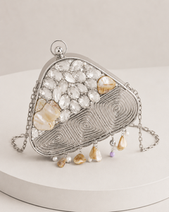 Pearl Embroidery Beading Crystal Mini Lady Fashion <b>Summer</b> Clutch Purse Rhinestone Evening <b>Handbag</b> for Party Wedding - Product Image 2