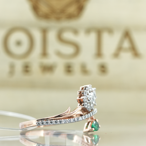 Bague en pierres précieuses colorées de haute qualité pour femmes, Europe et États-Unis, nouvelles ventes, bijoux de mode légers et luxueux, toutes occasions, en or - Product Image 2