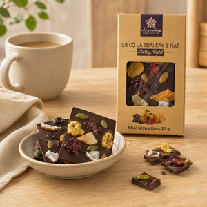 Barras de chocolate negro intenso al por mayor con nueces y frutas secas de elección en caja de embalaje personalizada - Product Image 5