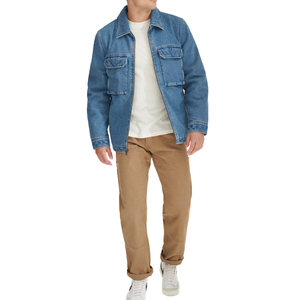 Chaqueta Vaquera para Hombre Talla Grande, Tela al por Mayor, Personalizable, Muestra Gratuita, Mejor Calidad - Product Image 5