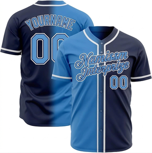 Maillot de baseball USA pour homme, tissu respirant en mesh, imprimé par sublimation, style sportswear avec broderie personnalisée - Product Image 5