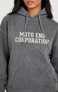 Conjunto de Sudadera con Capucha y Pantalones de Forro Polar Gris para Mujer, Corte Holgado, Estilo Casual Urbano, con Bolsillo y Diseño de Letras Impresas, para Todas las Temporadas - Product Image 6
