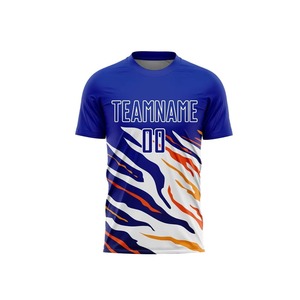 Top Trending Soccer Jersey Custom Team Name And Number Printing Soccer Jersey Breathable Athletic Jersey For Sports <b>Clubs</b> - Product Image 2