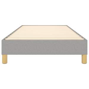 โครงเตียงไม้เอ็นจิเนียร์สีเทาอ่อนทำจากโพลีเอสเตอร์ ขนาด Twin XL สไตล์โมเดิร์น - Product Image 5