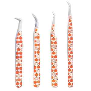 Mini pince à épiler inclinée pour extensions de cils, soins de beauté, applicateur de cils en acier inoxydable, bande d'application pour faux cils - Product Image 1