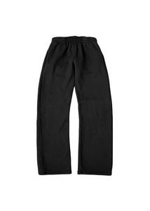 Streetwear Homme Polyester/Coton Léger Gris Polaire Surdimensionné Baggy Jogging Jambe Large Pantalon de Survêtement Empilé Taille Élastique Haute - Product Image 3