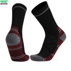 Men's Crew <b>Socks</b> Knitted Cotton Polyester Spandex Breathable Solid Color Athletic Sport <b>Socks</b> Autumn Standard <b>Thickness</b> - Product Image 2