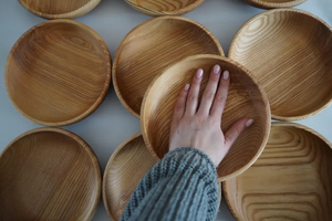 Tazón de Madera para Restaurante – Tazones de Madera para Servir, Vajilla de Madera para Catering, Decoración de Mesa Rústica y Ecológica - Product Image 4