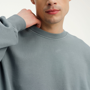 OEM Manufacturers Winter 2 Pcs Oversized Printing <b>Men's</b> Sweatshirts Wholesale Heavy Weight Blank Custom <b>Pullover</b> Sweatshirts - Product Image 2