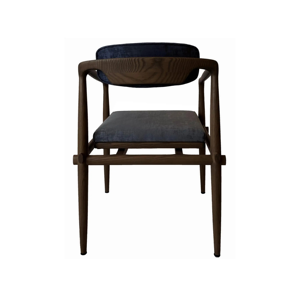 Silla de Comedor Moderna de Madera Maciza con Asiento Tapizado, Silla de Restaurante, Muebles de Comedor de Lujo - Product Image 4