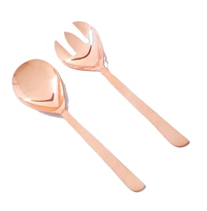 ชุดมีดตัดเค้กโลหะสำหรับตกแต่งเค้กโรสโกลด์ชุดมีดเสิร์ฟเค้กโลหะ - Product Image 1