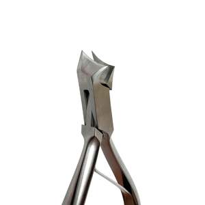 14cm Stainless Steel Oblique <b>Cut</b> Nail Pliers <b>Angled</b> Jaws Single Spring Heavy Duty Podiatry Toenail Clipper - Product Image 2