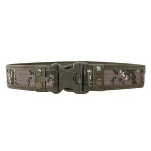 Cinturón Táctico de Nylon MOLLE Resistente con Hebilla Magnética Personalizada, con Fundas y Bolsillos, Estilo Seguridad, Accesorio para Actividades al Aire Libre - Product Image 3