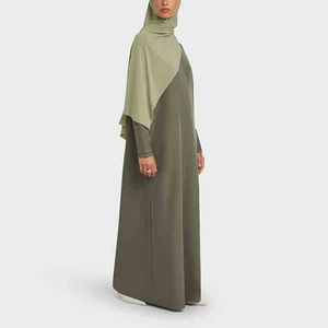 Customized Abayas For Women's Girls Muslim Ramadan Dress <b>Hijab</b> Abaya Flare Sleeve Islam Clothing Nida Fabric Apparel - Product Image 2