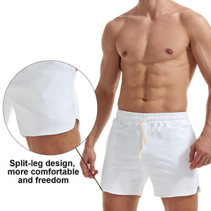 Shorts de jogging amples et surdimensionnés pour hommes, de haute qualité, 100 % coton, respirants, style streetwear rayé, pour l'été. - Product Image 6