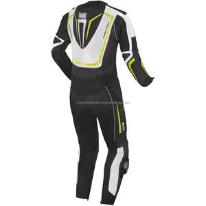 Custom High Quality Western Style Biker Leather Pants Waterproof Windproof One Piece Racing <b>Suit</b> for Plus Size Breathable - Product Image 4